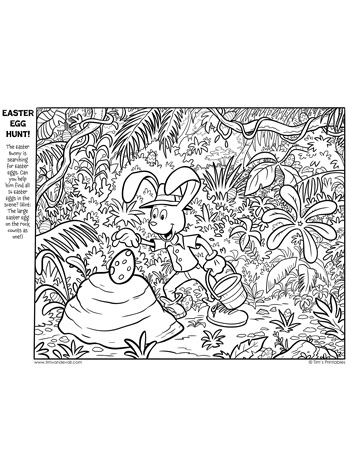 Easter egg hunt hidden objects â tims printables