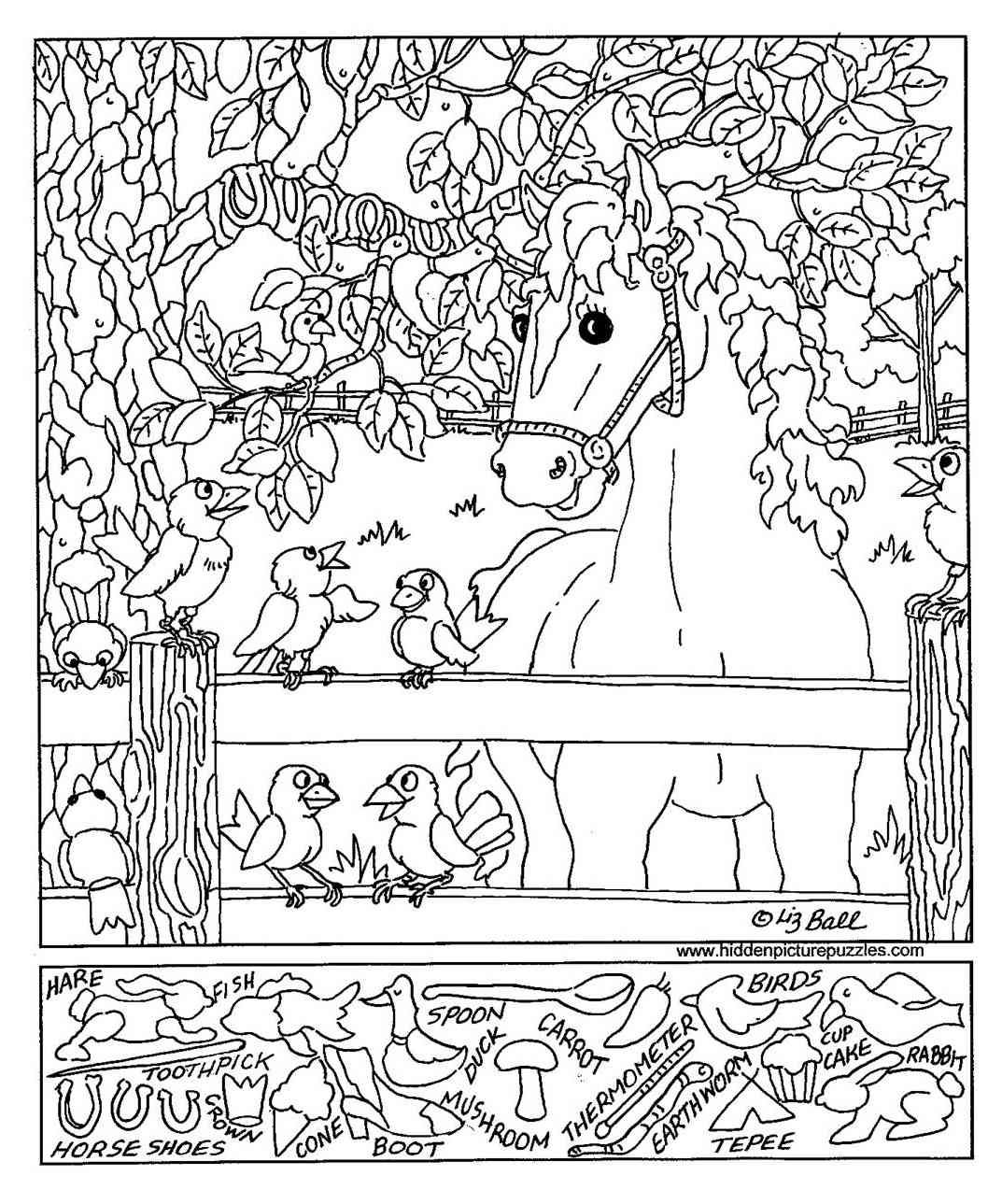 Free printable hidden picture puzzles for kids