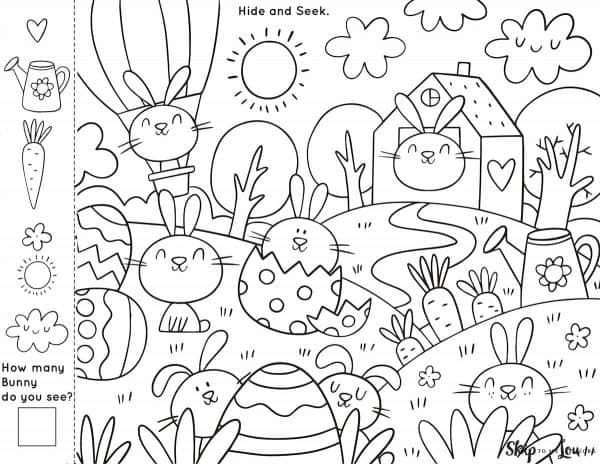 Easter worksheets skip to my lou