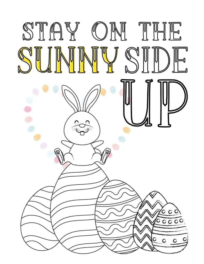 Free printable easter coloring pages simply eggtastic â