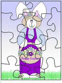 Printable easter jigsaw puzzle