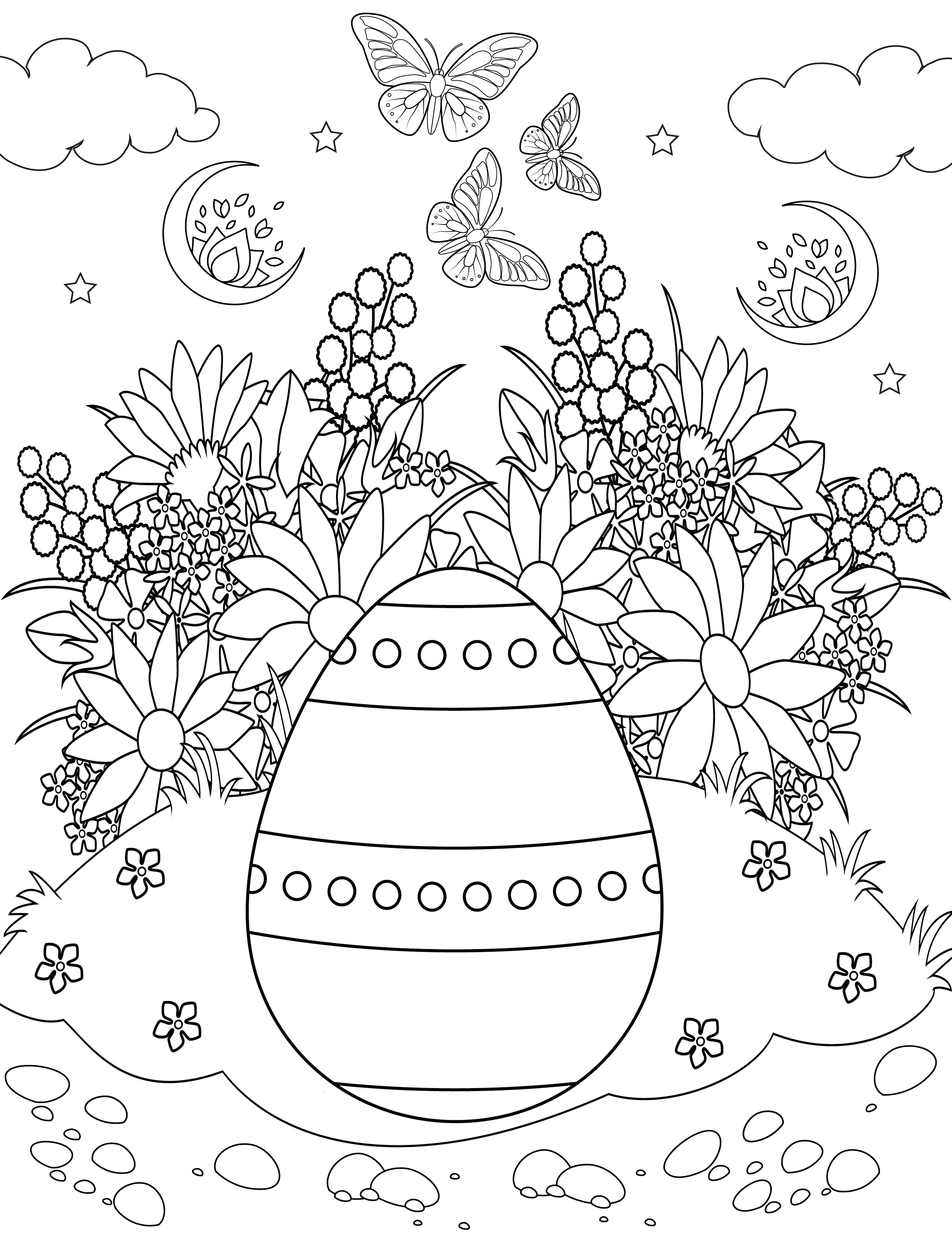 Hoppy easter egg