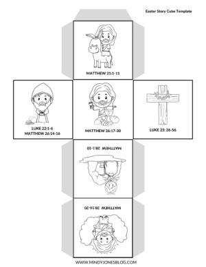 Free printable resurrection easter story activity for kids pages