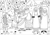 Easter story coloring book free coloring pages