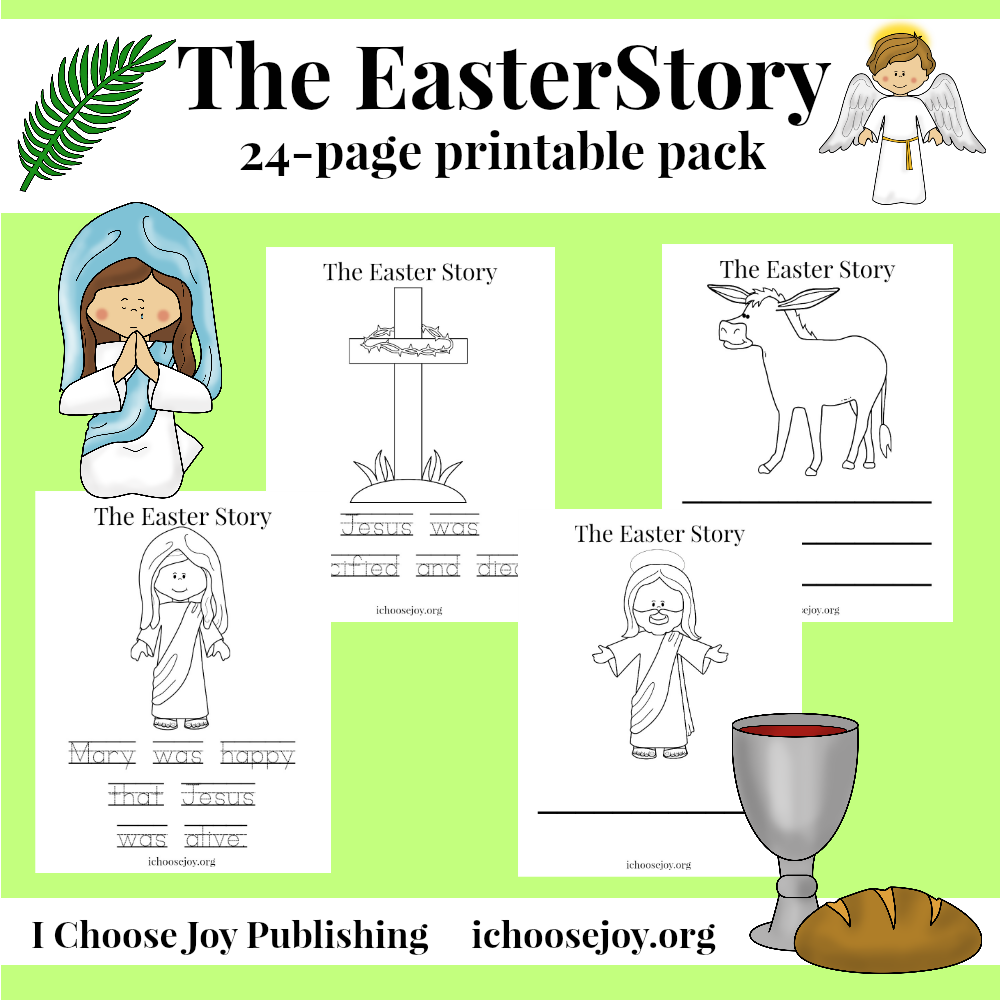 Easter printable set music in our homeschool