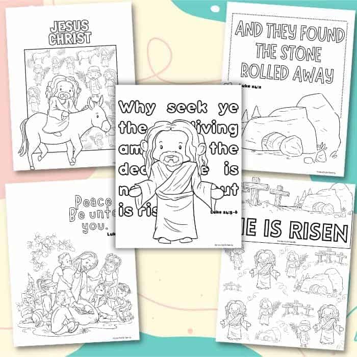 Free lds easter coloring pages