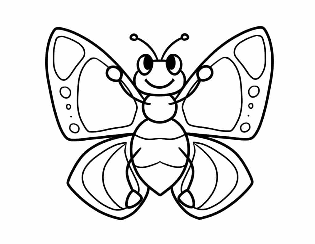Printable simple coloring pages for adults and kids