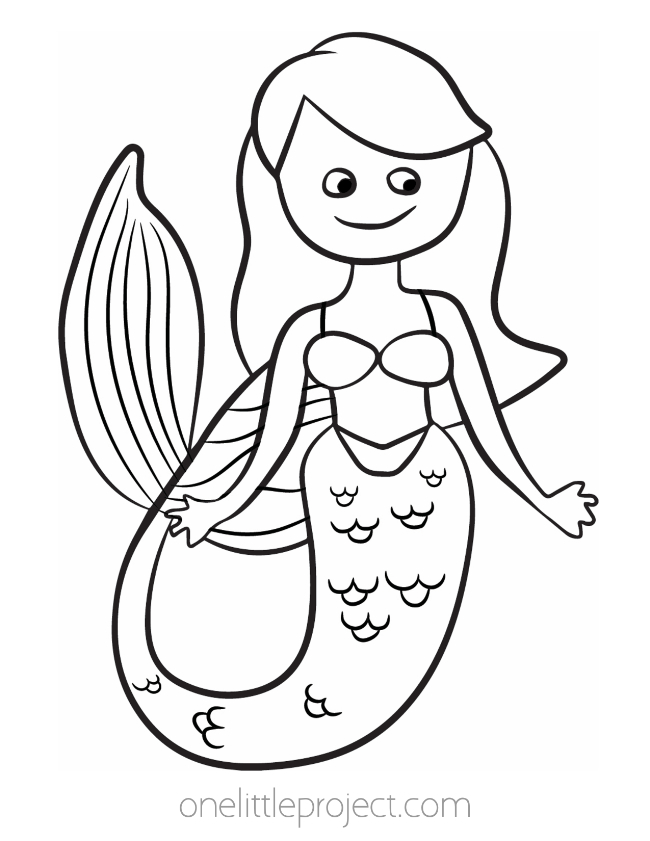 Free mermaid coloring pages printable mermaid coloring sheets