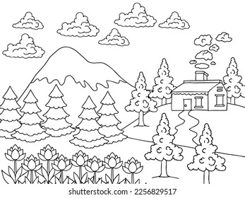 Park coloring page images stock photos d objects vectors