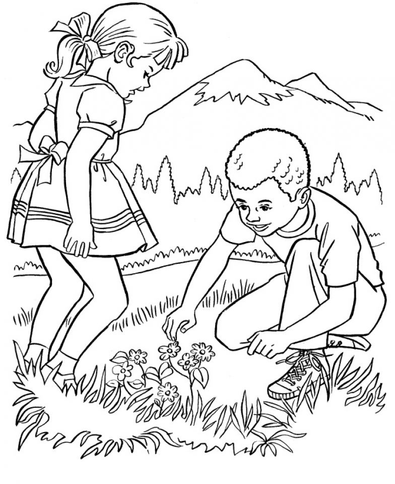 Get this easy printable nature coloring pages for children laxx