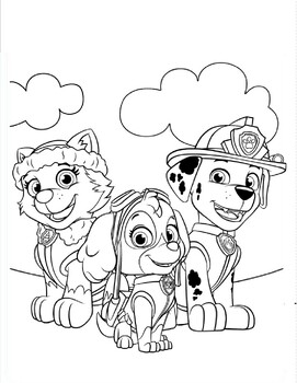 Paw patrol coloring bookthe perfect paw patrol coloring printable book