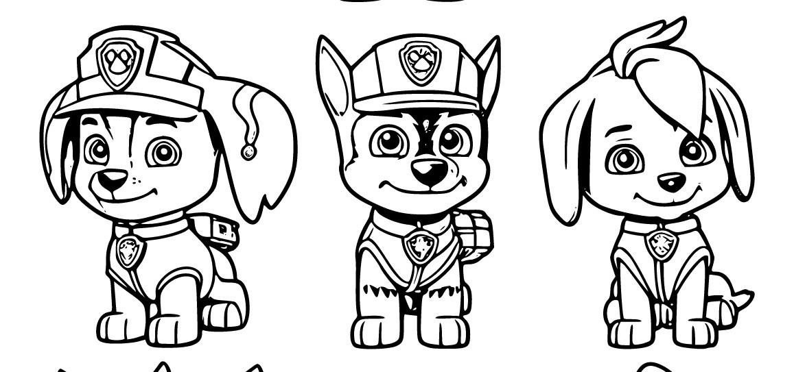 Fun and free paw patrol coloring pages for kids gbcoloring