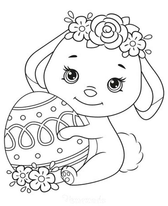 Free easy to print spring coloring pages