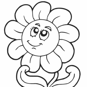 Spring flowers coloring pages printable for free download