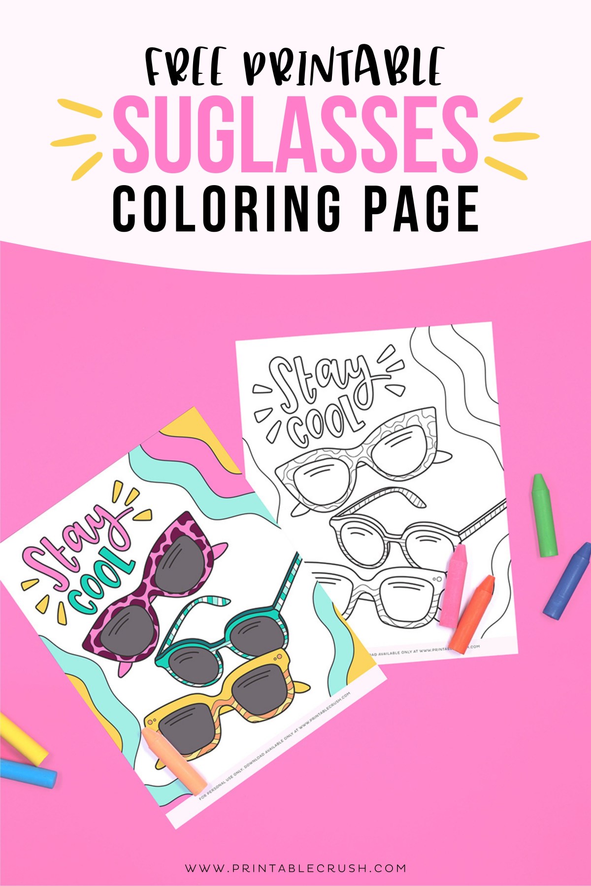Summer coloring page printable
