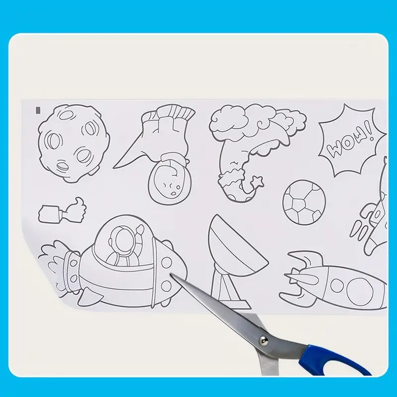 Doodle paper is super long meters in length for coloring