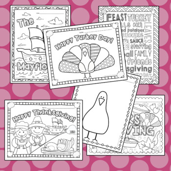 Thanksgiving coloring pages by pre