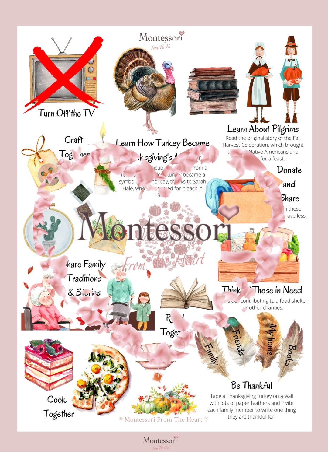 Thanksgiving activities to do with kids montessori from the heart