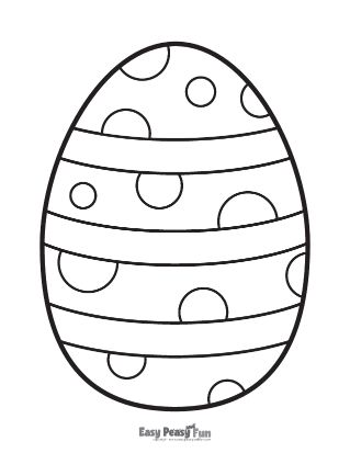 Easter egg coloring pages â printable coloring pages