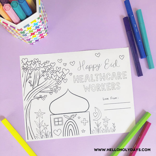 Free printable coloring sheet covid