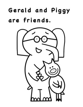 Elephant piggie book activities mo willems book activities for early readers