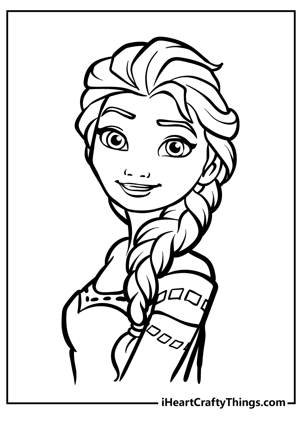 Elsa coloring pages free printables