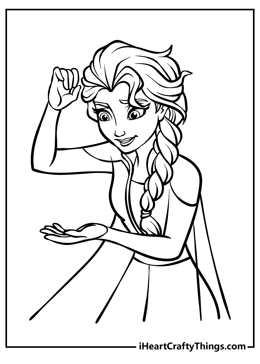 Elsa coloring pages free printables