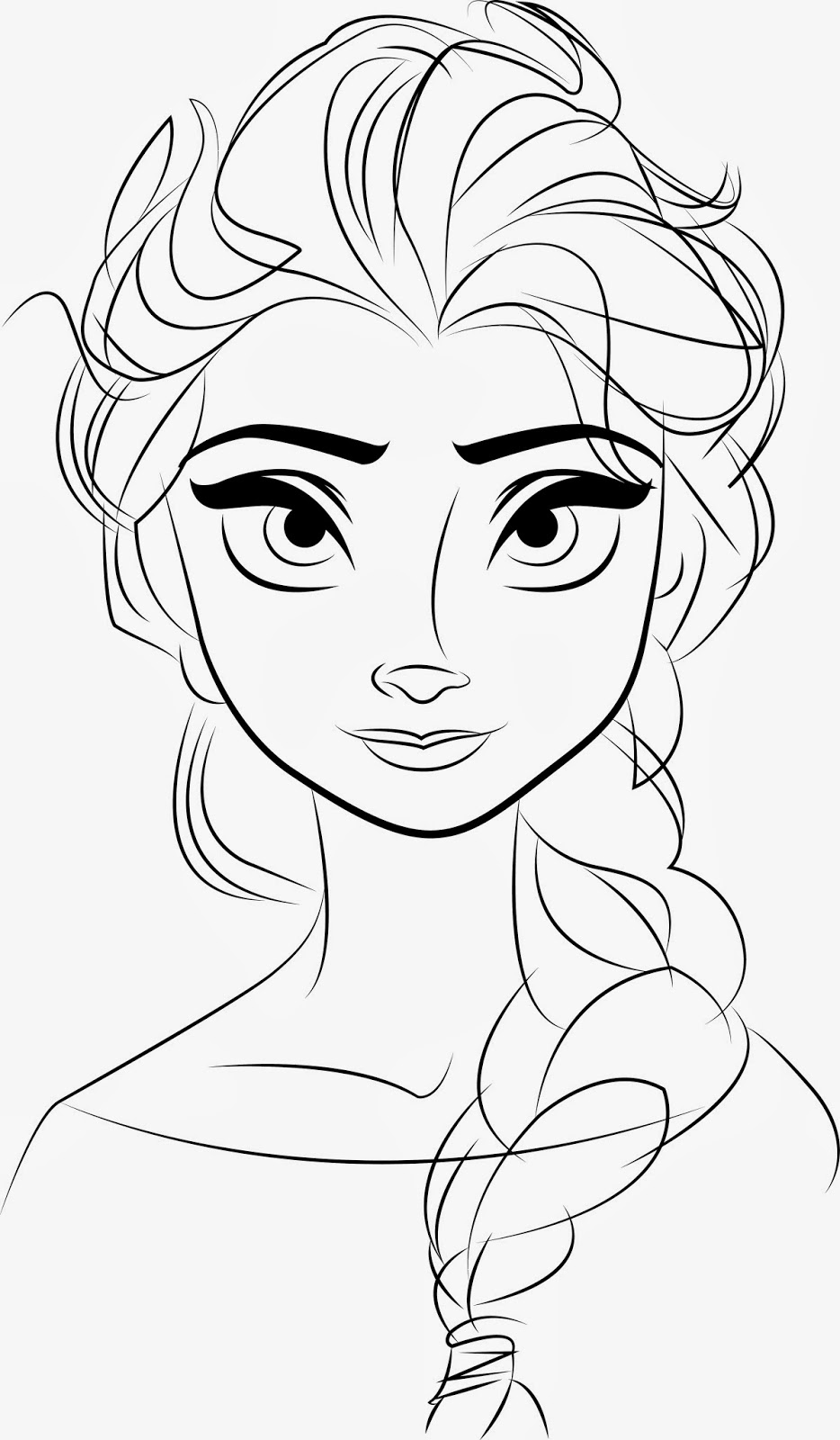 Free printable elsa coloring pages for kids