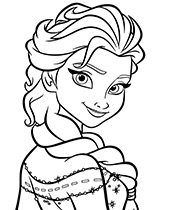 Frozen coloring pages sheets
