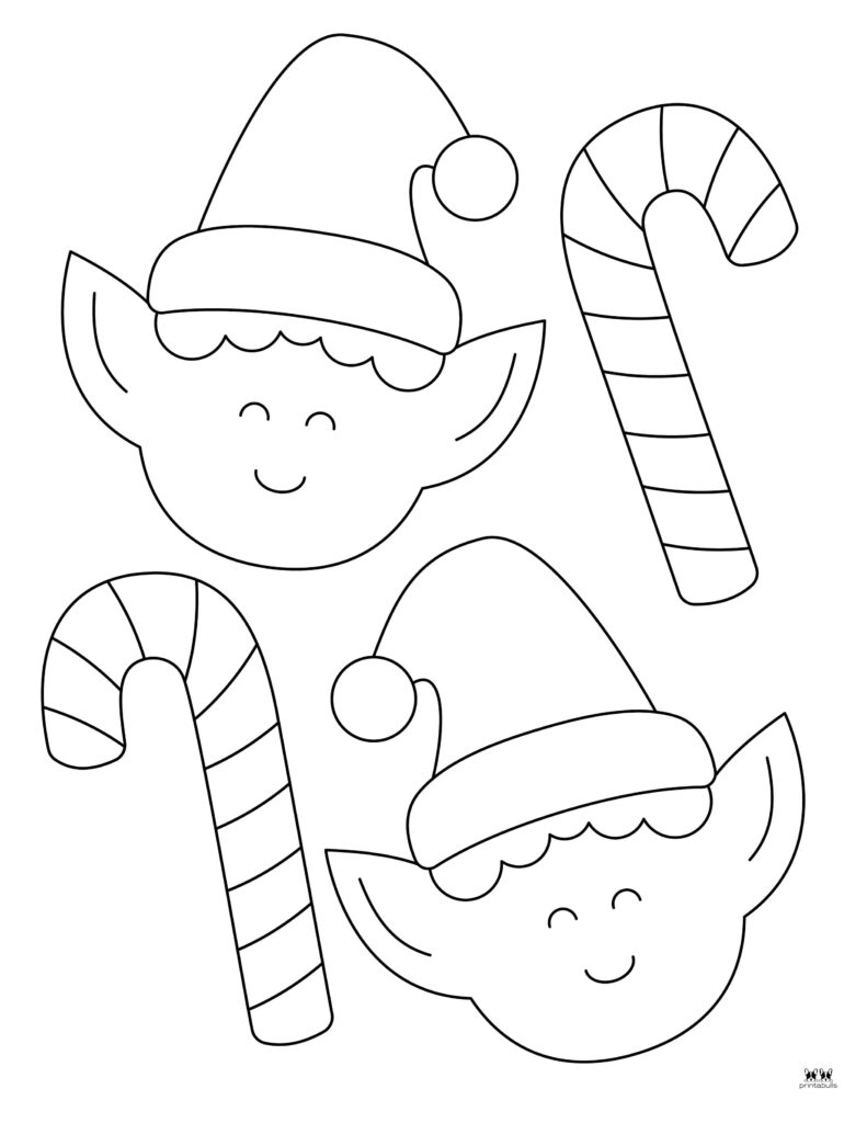 Elf coloring pages