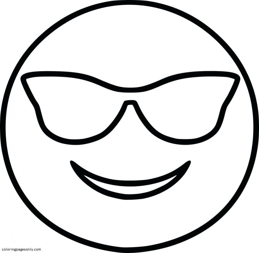 Emoji coloring pages