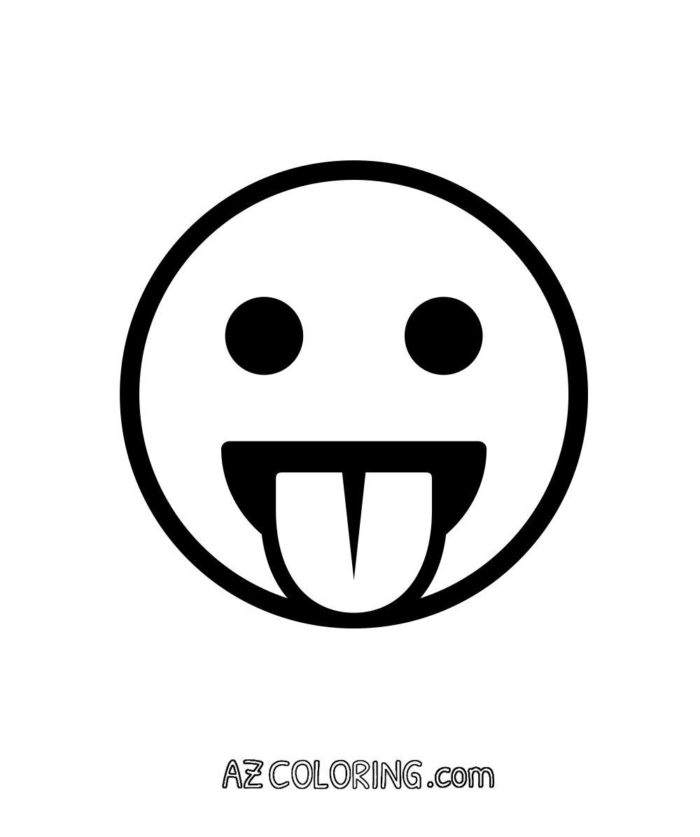 Emoji coloring pages