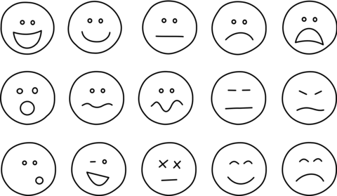 Set of emoji coloring page free printable coloring pages