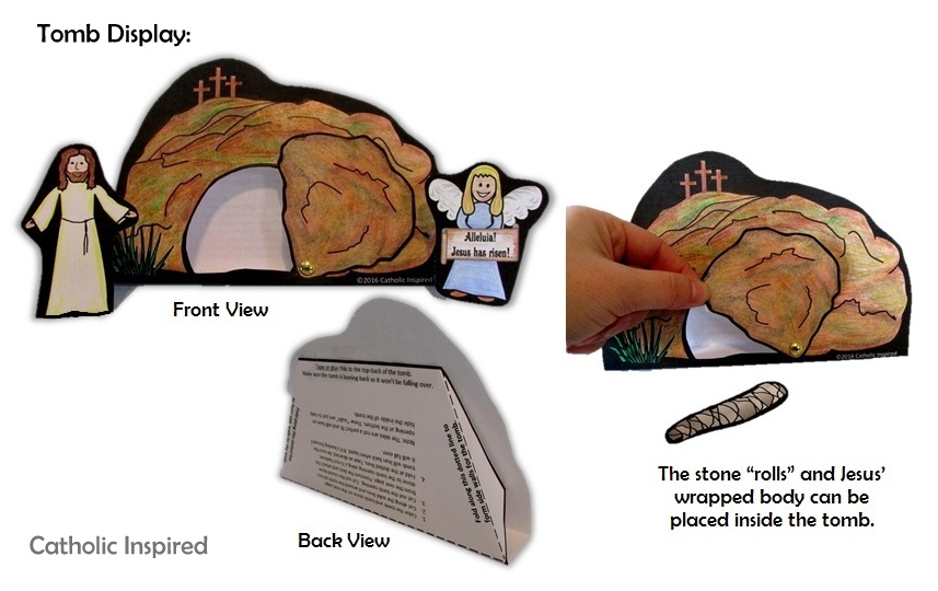 Good friday easter â cross and tomb craft displays â download pdf