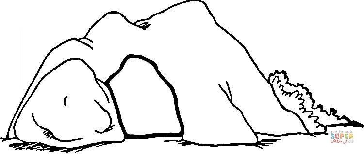Jesus tomb coloring page from jesus resurrection category select from printable crafts of cartoons nature aniâ jesus tomb jesus pictures coloring pages