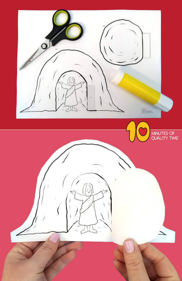 Resurrection craft for easter â minutes of quality time