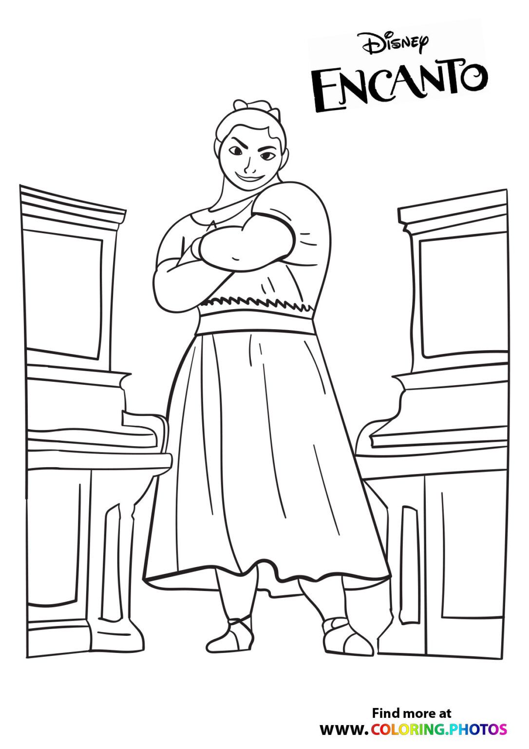 Disney encanto coloring pages for kids free coloring pages for print out disney coloring pages cartoon coloring pages free coloring pages
