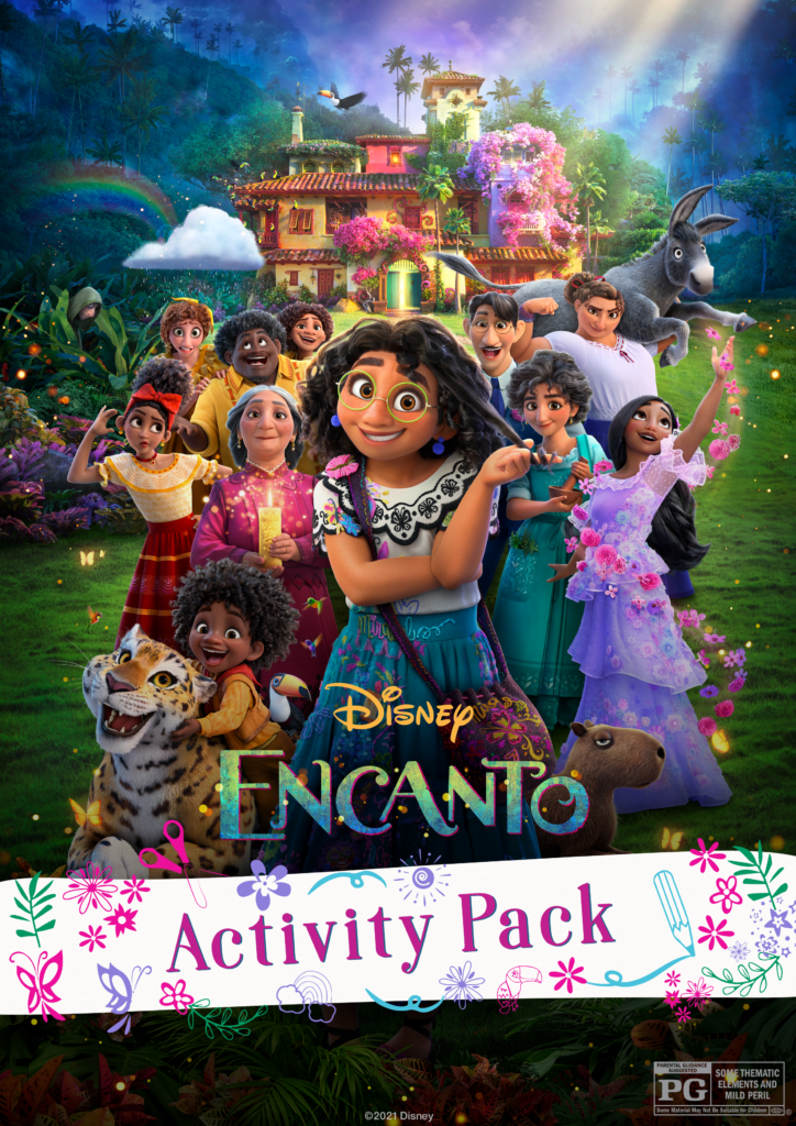Encanto coloring pages and activity pack simply sweet days