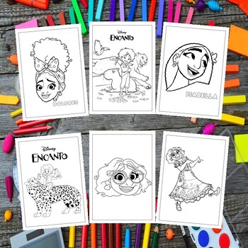 Printable encanto coloring pages adventure start today for enthusiasts