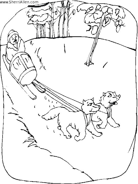 Free seasonal coloring pages from