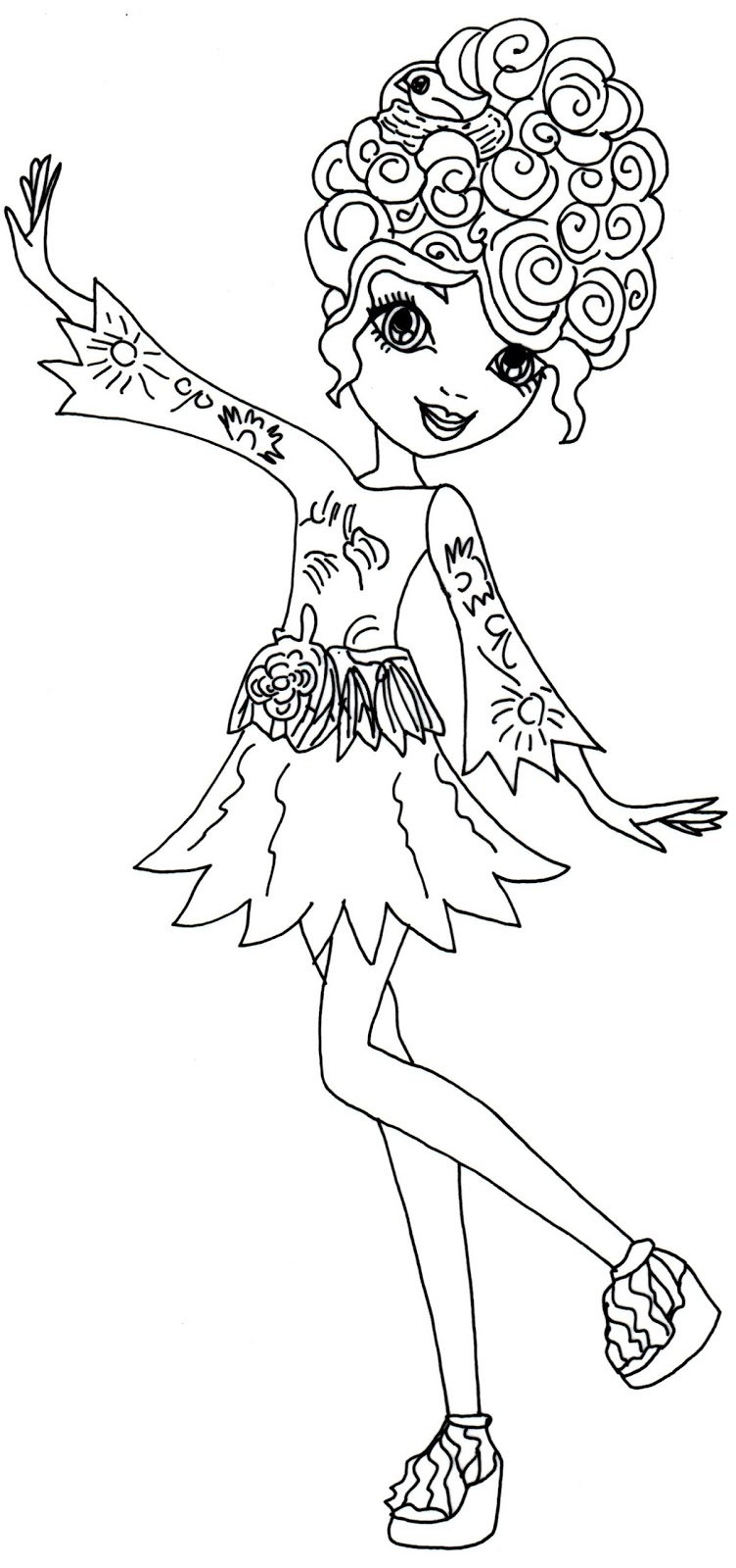 Ever after high coloring pages