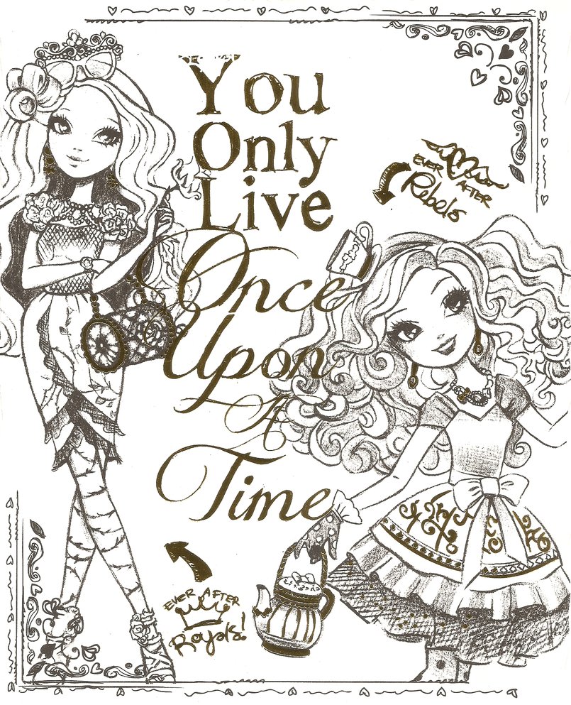 Coloriage de ever after high ã telecharger gratuitement
