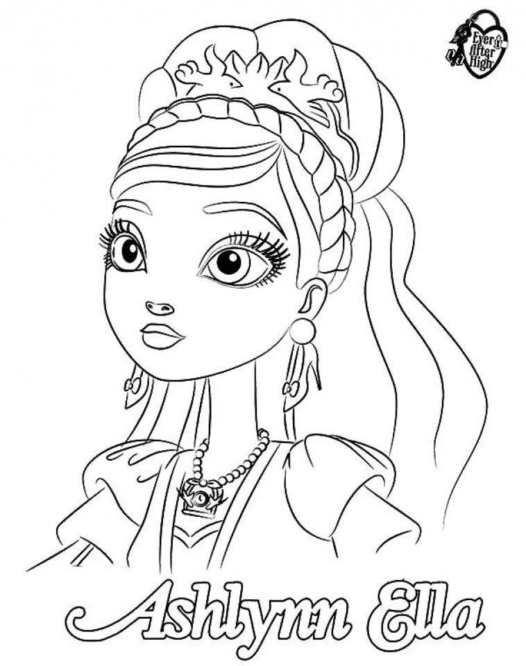 Get this ever after high coloring pages free printable