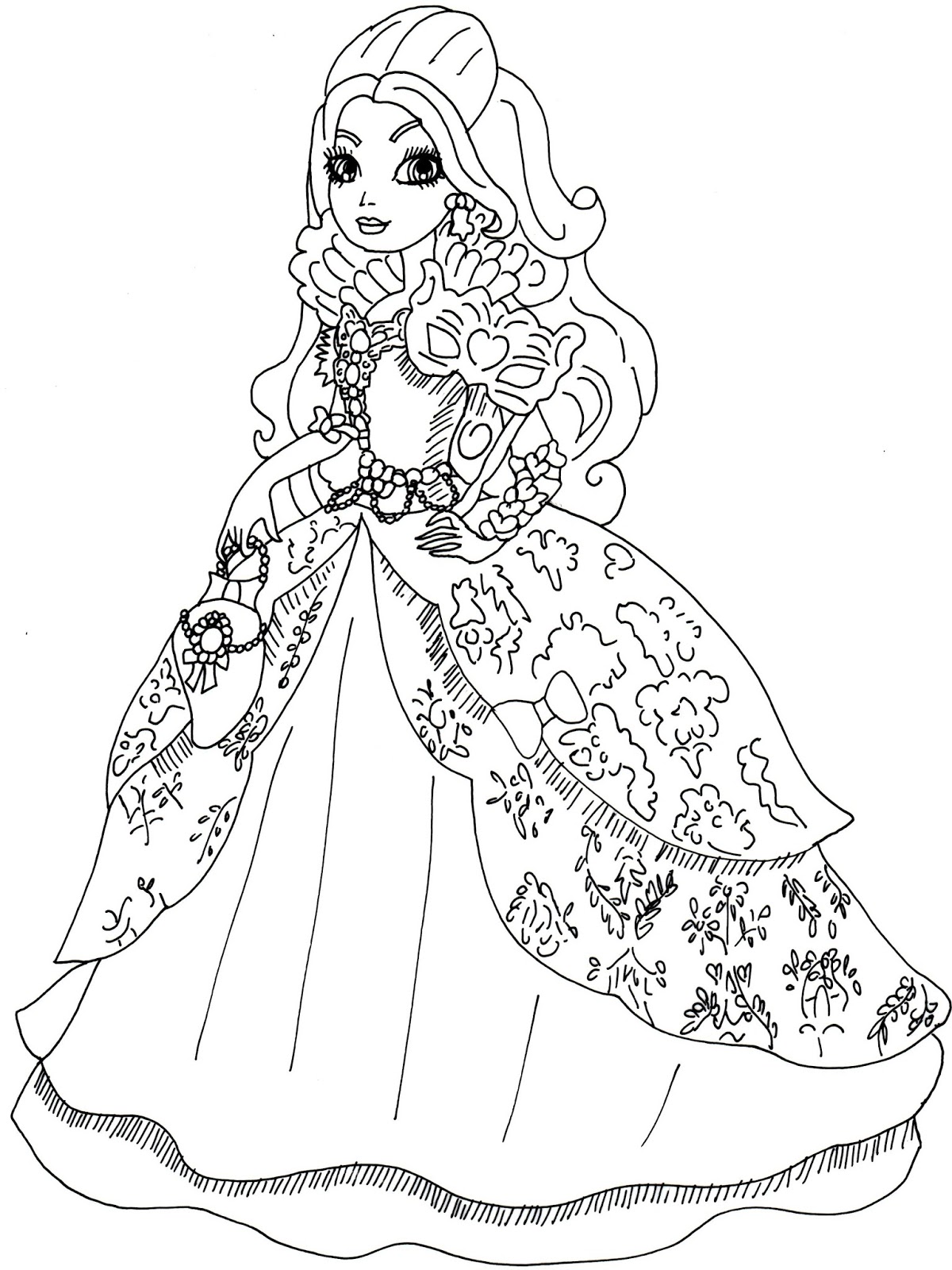 Ever after high coloring pages