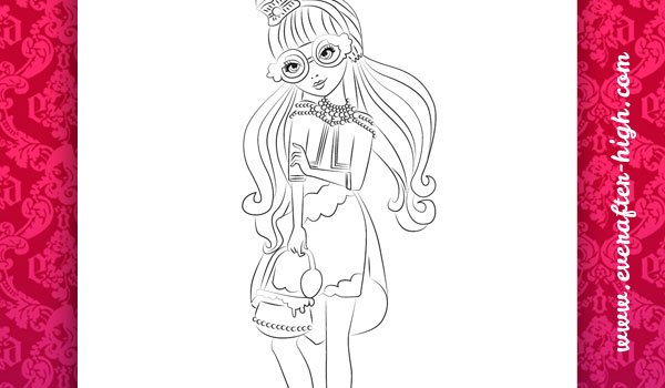 Ever after high coloring pages