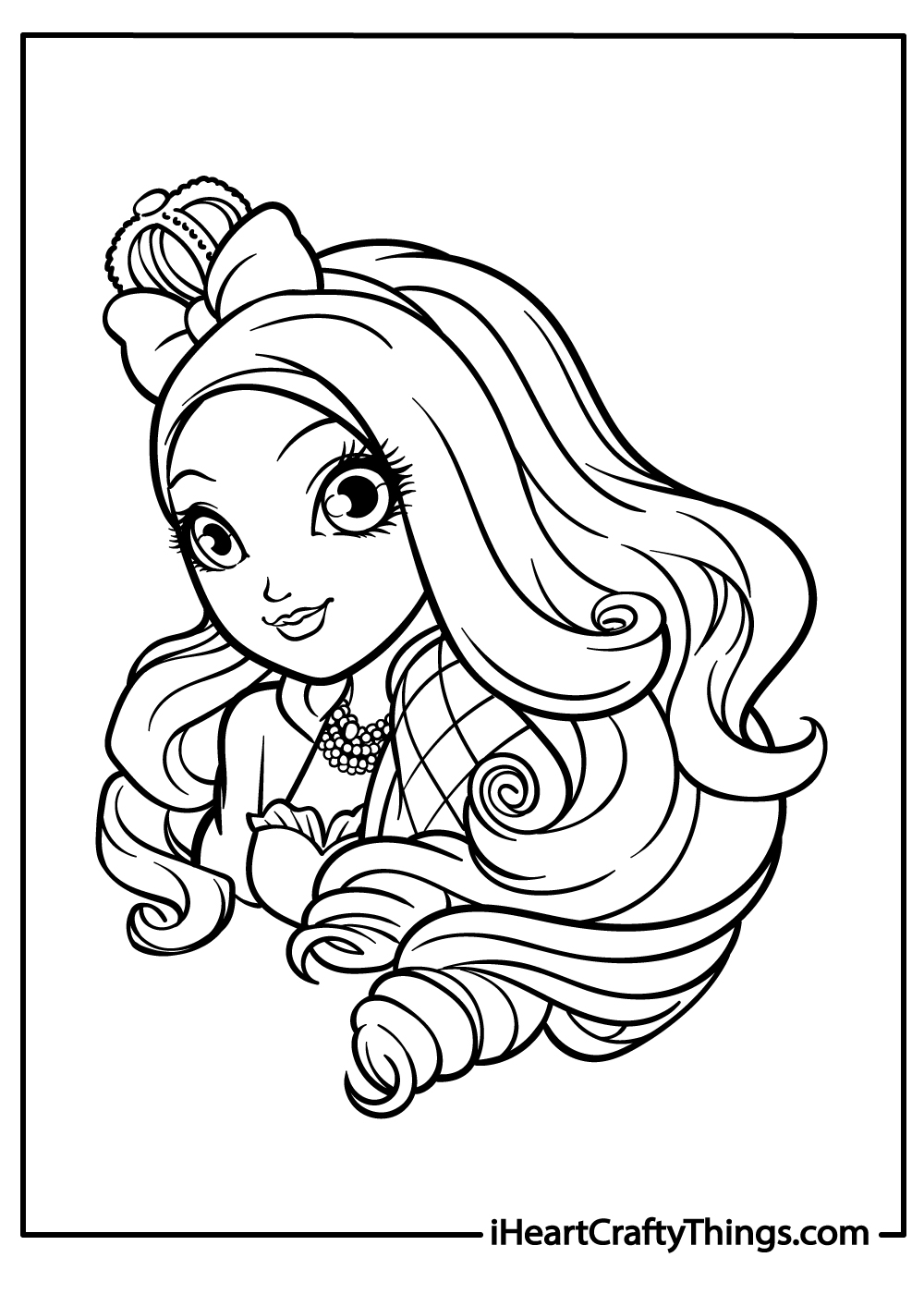 Ever after high coloring pages free printables