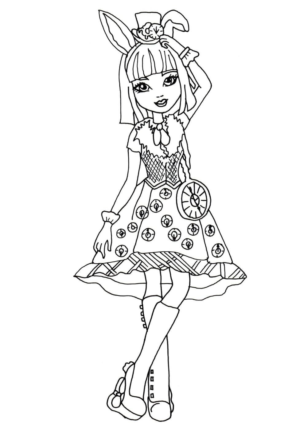 Ever after high coloring pages pictures free printable