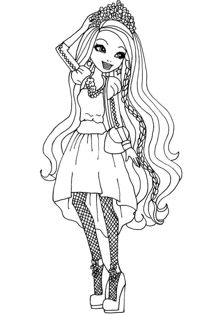Ever after high coloring pages