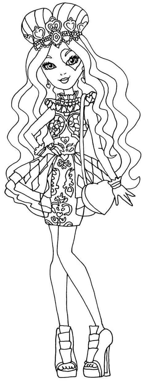 Ever after high coloring pages pictures free printable
