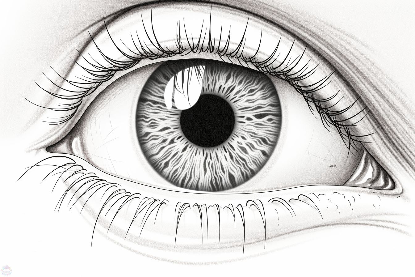Eyes coloring pages